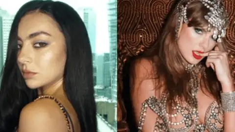 Charli XCX se recusa a comentar se “Actually Romantic”, de Taylor Swift, é sobre ela