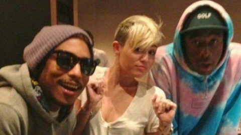 Escute parceria in&eacute;dita de Miley Cyrus, Pharrell Williams e Tyler The Creator, "The Way I Feel"