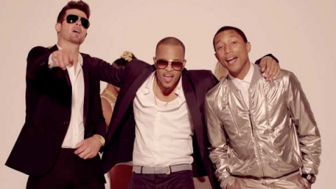 Por pl&aacute;gio em "Blurred Lines", Robin Thicke e Pharrell ter&atilde;o que pagar indeniza&ccedil;&atilde;o milion&aacute;ria