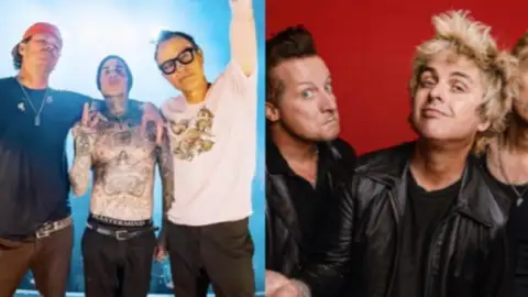 Mark Hoppus, do blink-182, fala sobre rivalidade saudável com o Green Day no passado