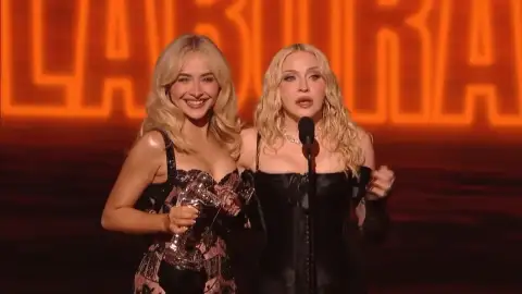 Madonna volta ao VMA após 23 anos. Veja a grandiosa performance com Sabrina Carpenter e Charli Xcx